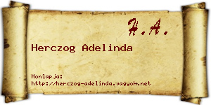 Herczog Adelinda névjegykártya